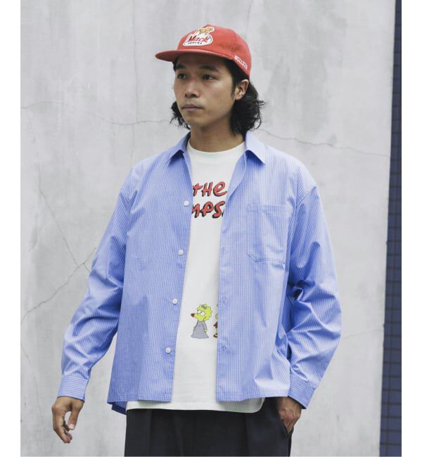 JOURNAL STANDARD relume「JAMES FABRIC / ジェームスファブリック ブルーハケメ ライトウェイトシャツ」|シャツ・ブラウス|