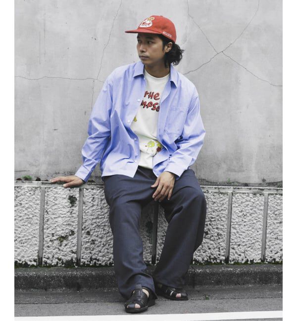 JOURNAL STANDARD relume「JAMES FABRIC / ジェームスファブリック ブルーハケメ ライトウェイトシャツ」|シャツ・ブラウス|