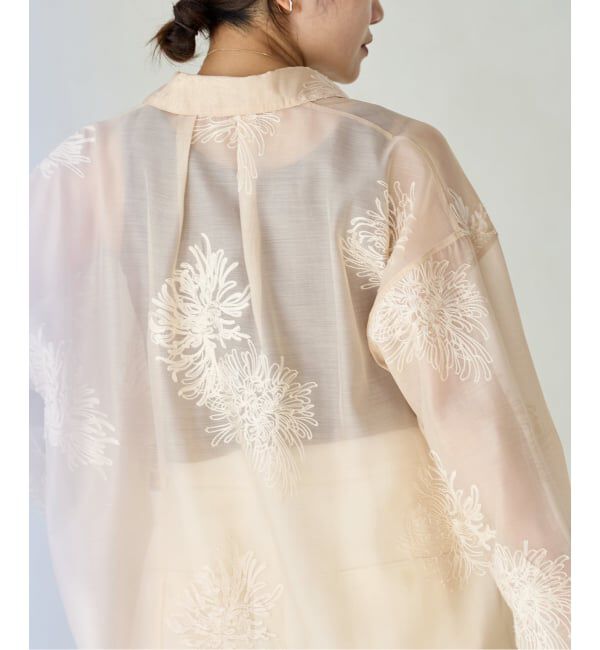 JOURNAL STANDARD「《追加》シアーレースビッグシャツ」|シャツ・ブラウス|