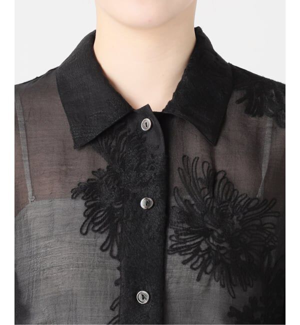 JOURNAL STANDARD「《追加》シアーレースビッグシャツ」|シャツ・ブラウス|