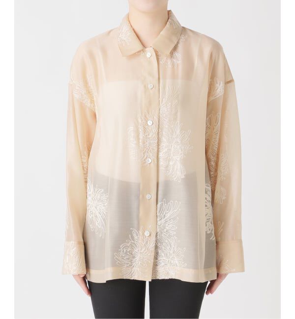 JOURNAL STANDARD「《追加》シアーレースビッグシャツ」|シャツ・ブラウス|