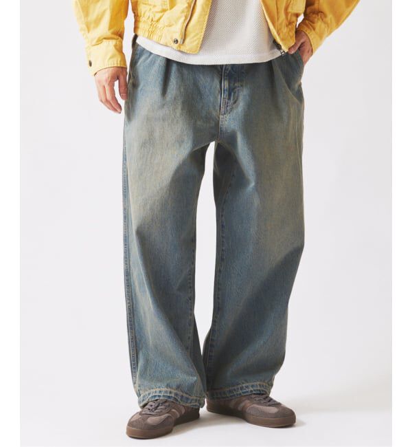JOURNAL STANDARD relume「スモーキーデニム 11oz オーバーパンツ」|デニム|