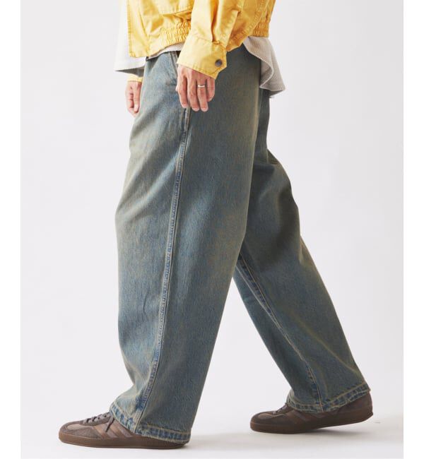 JOURNAL STANDARD relume「スモーキーデニム 11oz オーバーパンツ」|デニム|