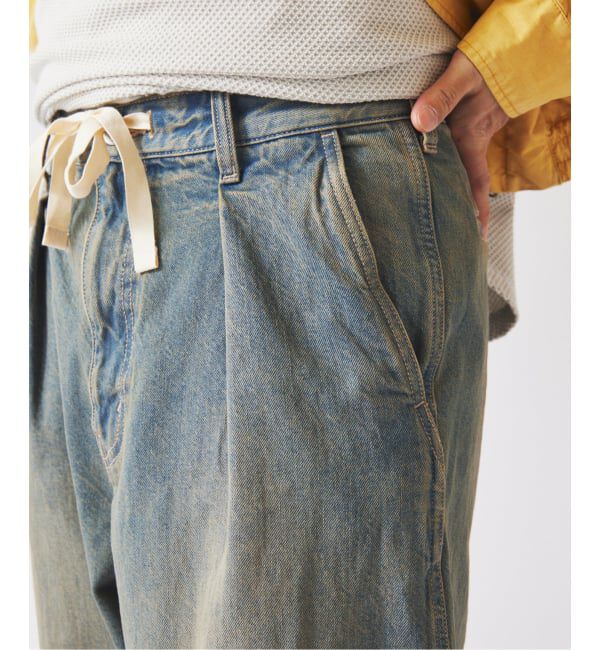 JOURNAL STANDARD relume「スモーキーデニム 11oz オーバーパンツ」|デニム|