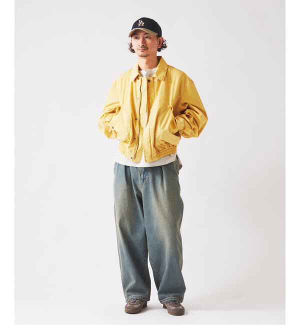 JOURNAL STANDARD relume「スモーキーデニム 11oz オーバーパンツ」|デニム|