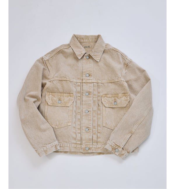 JOURNAL STANDARD relume「＜Relume Jeans＞ コーンデニム カツラギ トラッカージャケット」|デニムジャケット|ベージュ B