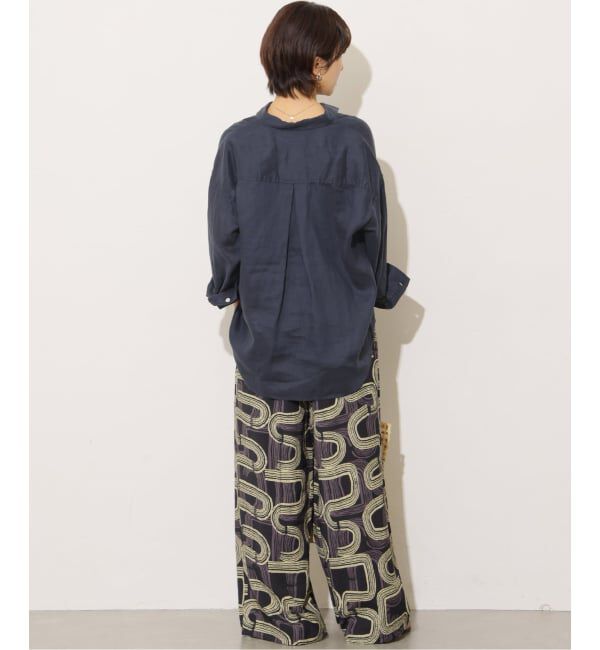 JOURNAL STANDARD relume「《追加予約 / 新色》カラーリネンオーバーサイズシャツ」|シャツ・ブラウス|