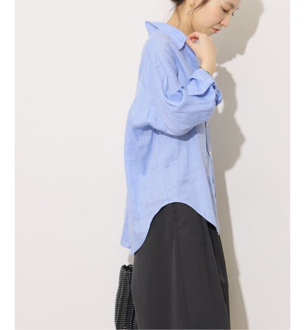 JOURNAL STANDARD relume「《追加予約 / 新色》カラーリネンオーバーサイズシャツ」|シャツ・ブラウス|