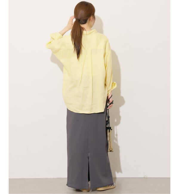 JOURNAL STANDARD relume「《追加予約 / 新色》カラーリネンオーバーサイズシャツ」|シャツ・ブラウス|