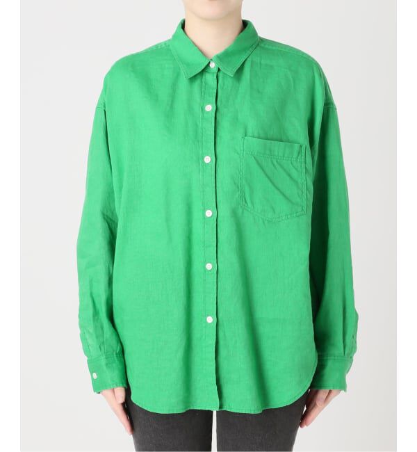 JOURNAL STANDARD relume「《追加予約 / 新色》カラーリネンオーバーサイズシャツ」|シャツ・ブラウス|