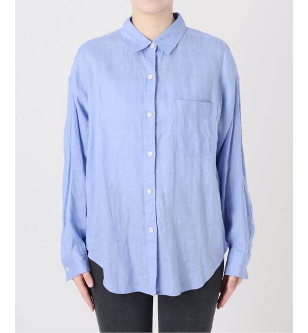 JOURNAL STANDARD relume「《追加予約 / 新色》カラーリネンオーバーサイズシャツ」|シャツ・ブラウス|