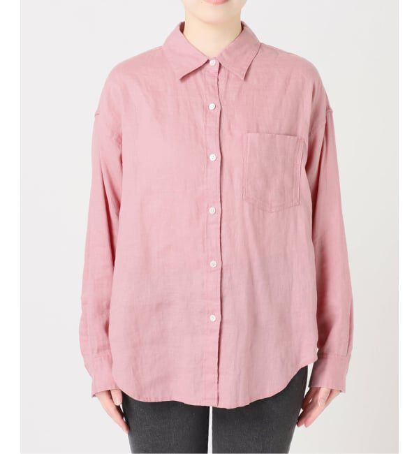 JOURNAL STANDARD relume「《追加予約 / 新色》カラーリネンオーバーサイズシャツ」|シャツ・ブラウス|