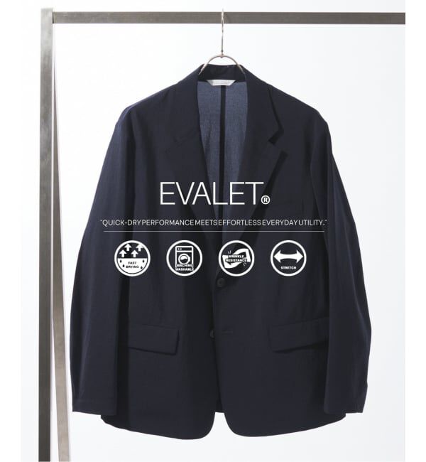 JOURNAL STANDARD「EVALET / エバレット ST フィールド ジャケット "セットアップ着用可能"」|テーラードジャケット|ネイビー