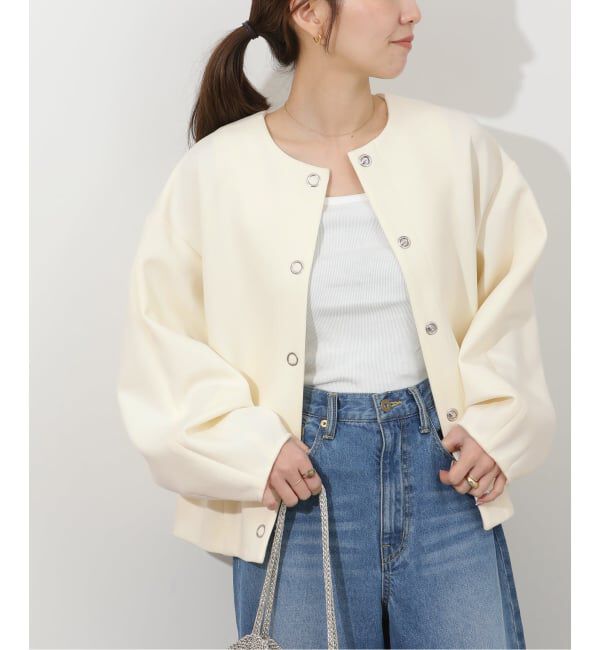 JOURNAL STANDARD relume「ノーカラーコクーンブルゾン」|ノーカラーコート|