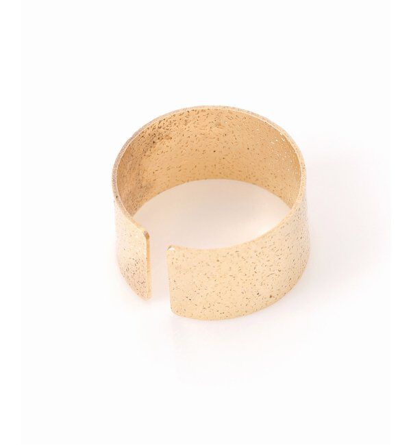 Lilas by Spick&Span「10mmテクスチャースリットリング K10」|リング|