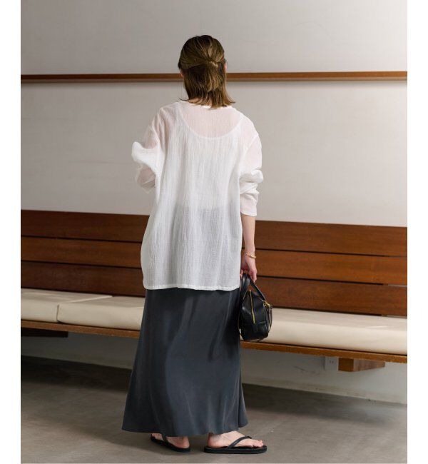 FRAMeWORK「キュプラツイルバイアススカート」|スカート|