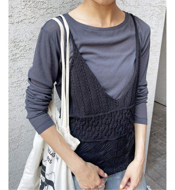 Spick and Span「≪追加2≫シアーボートネックプルオーバー」|Tシャツ・カットソー|