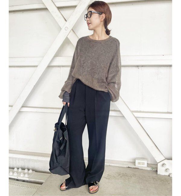 Spick and Span「≪追加2≫シアーボートネックプルオーバー」|Tシャツ・カットソー|