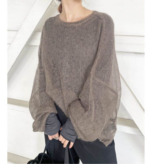 Spick and Span「≪追加2≫シアーボートネックプルオーバー」|Tシャツ・カットソー|