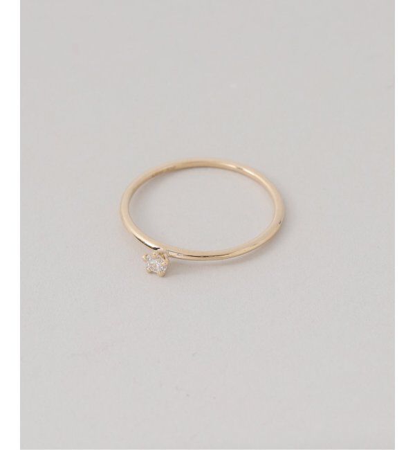 Lilas by Spick&Span「プチスターダイヤリング K10」|リング|