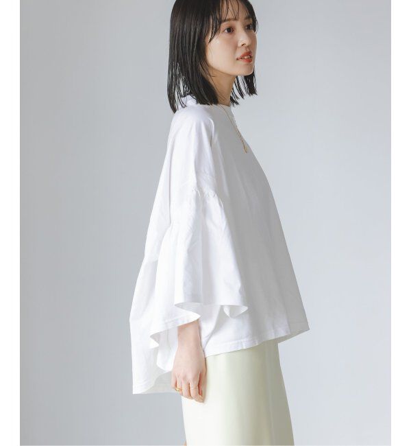 NOBLE「COG THE BIGSMOKE/コグザビッグスモーク LAURA GATHERED SLV TOP」|Tシャツ・カットソー|