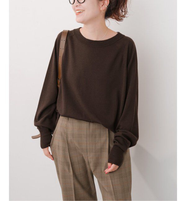 Spick and Span「ウォッシャブルラグランスリーブプルオーバー」|ニット・セーター|