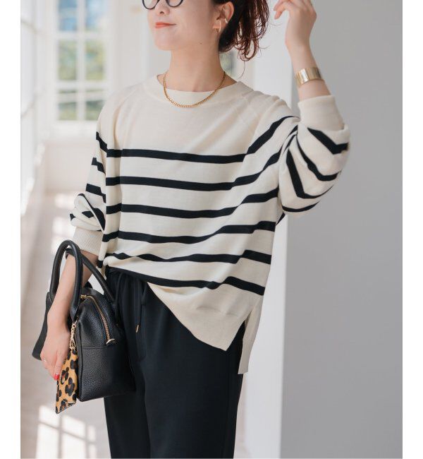 Spick and Span「ウォッシャブルラグランスリーブプルオーバー」|ニット・セーター|