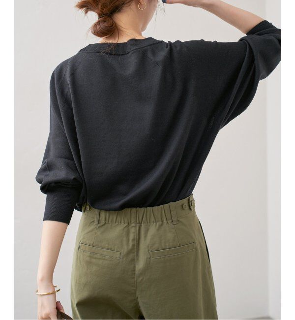 Spick and Span「ウォッシャブルラグランスリーブプルオーバー」|ニット・セーター|