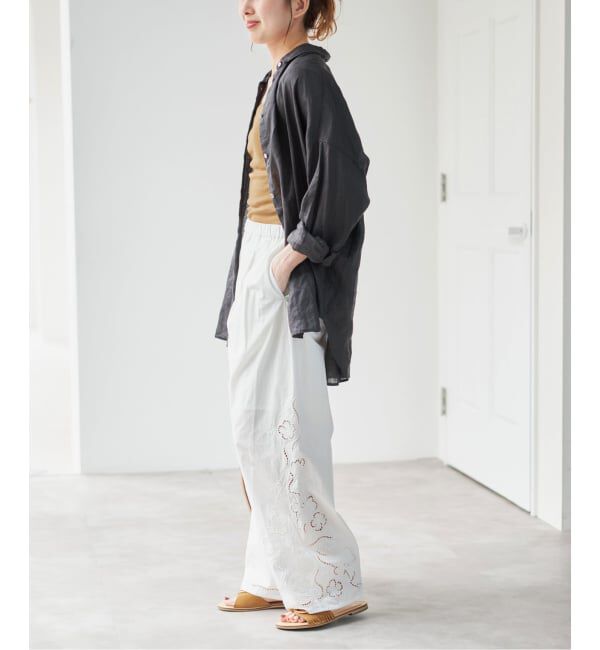 Spick and Span「カットワークエンブロイダリーパンツ」|その他|