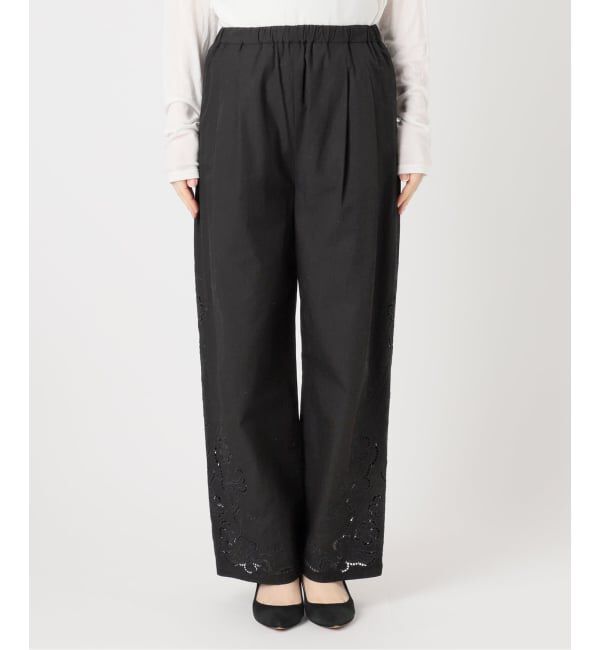 Spick and Span「カットワークエンブロイダリーパンツ」|その他|