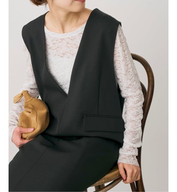 Spick and Span「《WEB限定 / 追加》シュリンクレースプルオーバー」|Tシャツ・カットソー|