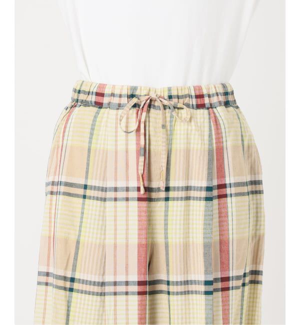 FRAMeWORK「≪予約≫BIGチェックイージーワイドパンツ」|スラックス|