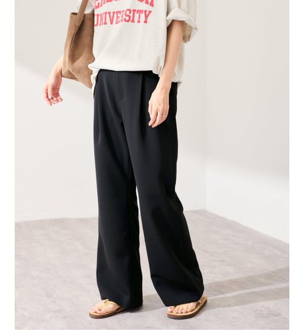 FRAMeWORK「《追加》ライトダブルクロスイージースラックス3」|スラックス|