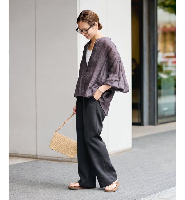 FRAMeWORK「《追加》ライトダブルクロスイージースラックス3」|スラックス|