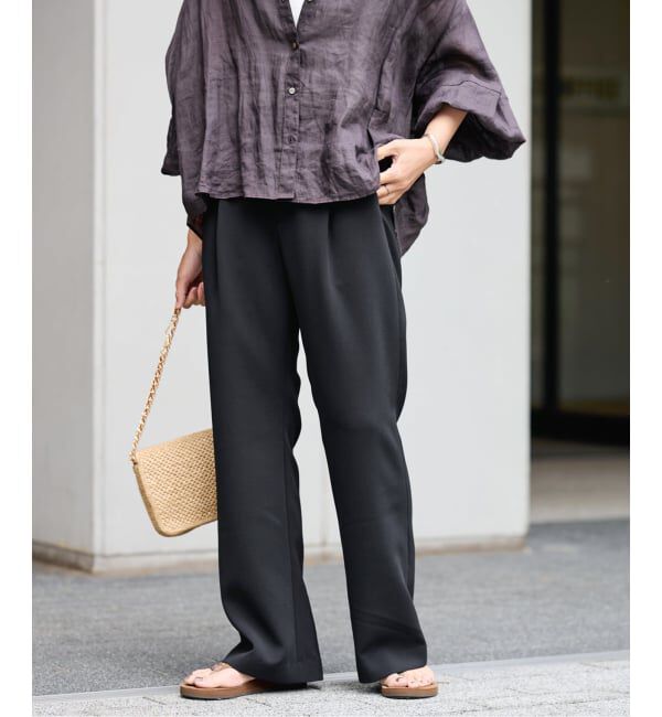 FRAMeWORK「《追加》ライトダブルクロスイージースラックス3」|スラックス|