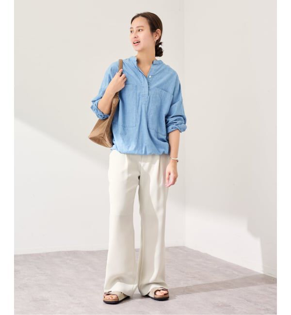 FRAMeWORK「《追加》ライトダブルクロスイージースラックス3」|スラックス|