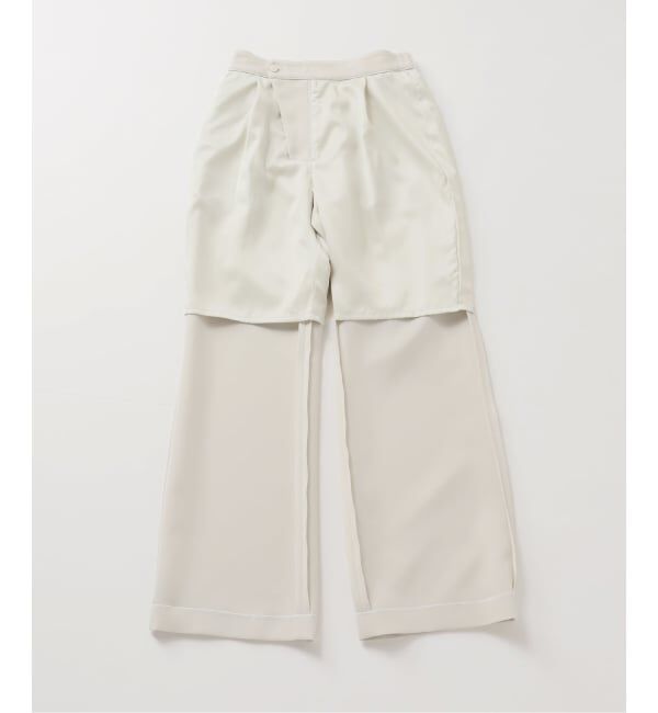 FRAMeWORK「《追加》ライトダブルクロスイージースラックス3」|スラックス|