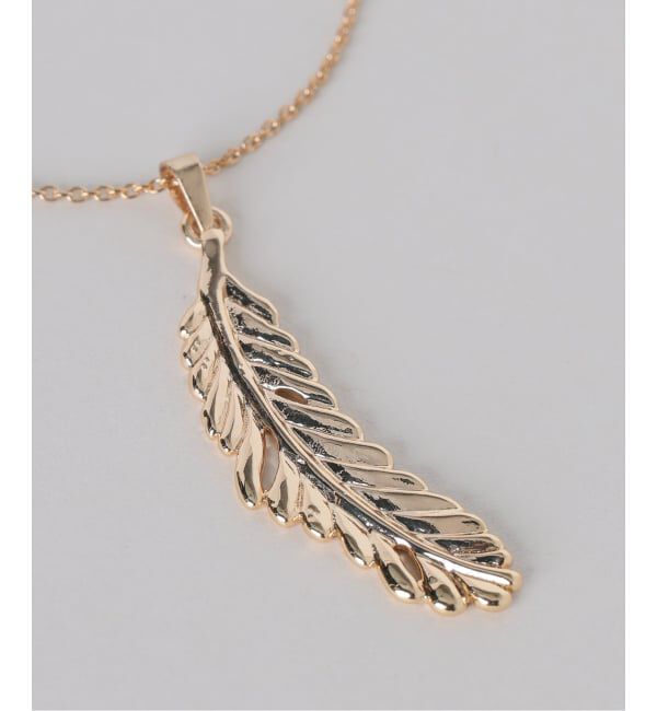 Spick and Span「gren by M / グリンバイエム 別注フェザートップネックレス*」|ネックレス|