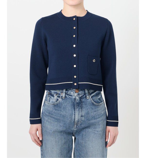  「【洗える】ウォッシャブルスムースカーディガン」|カーディガン|