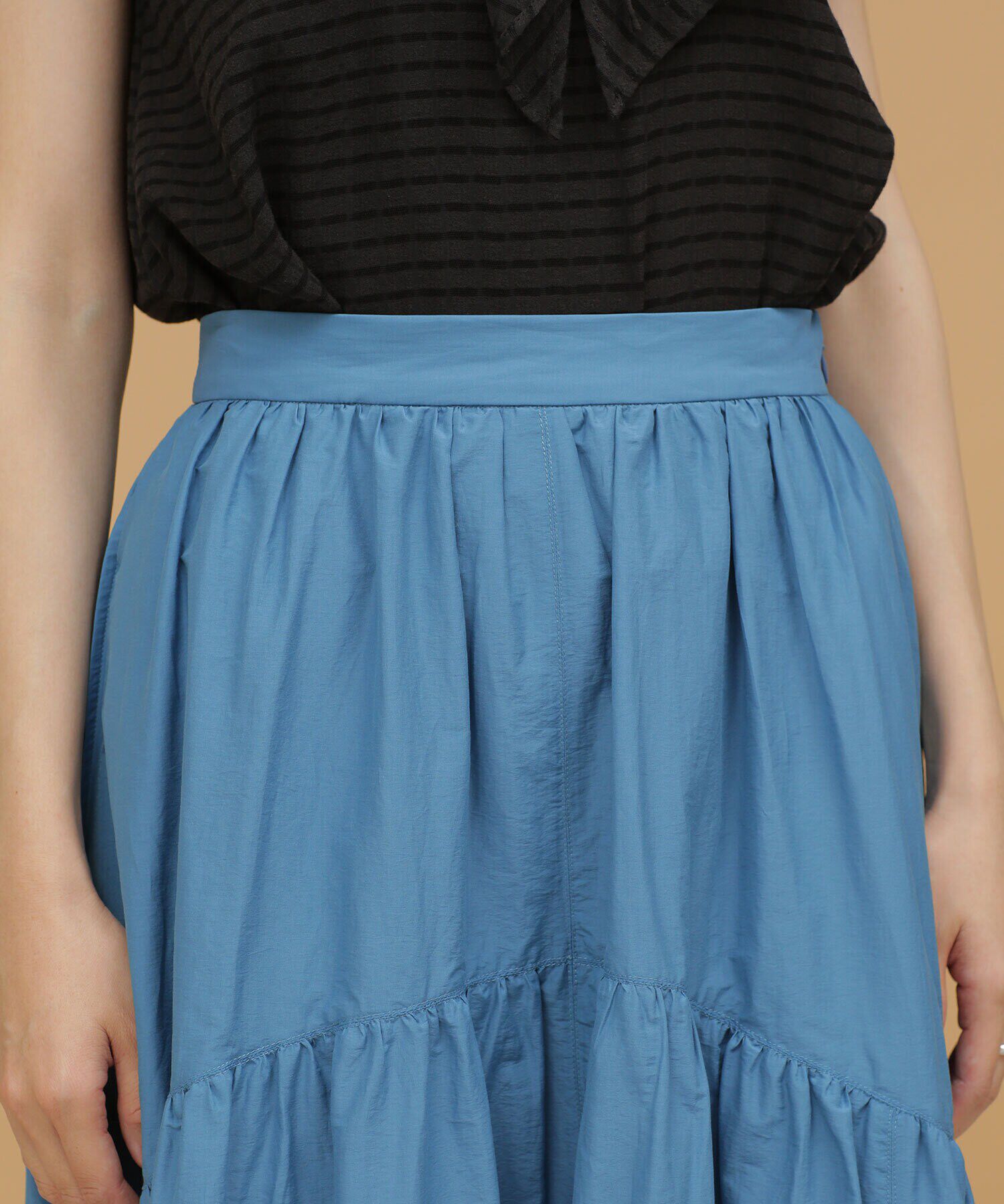 nano･universe「LB.03/切り替えギャザーティアードスカート」|スカート|