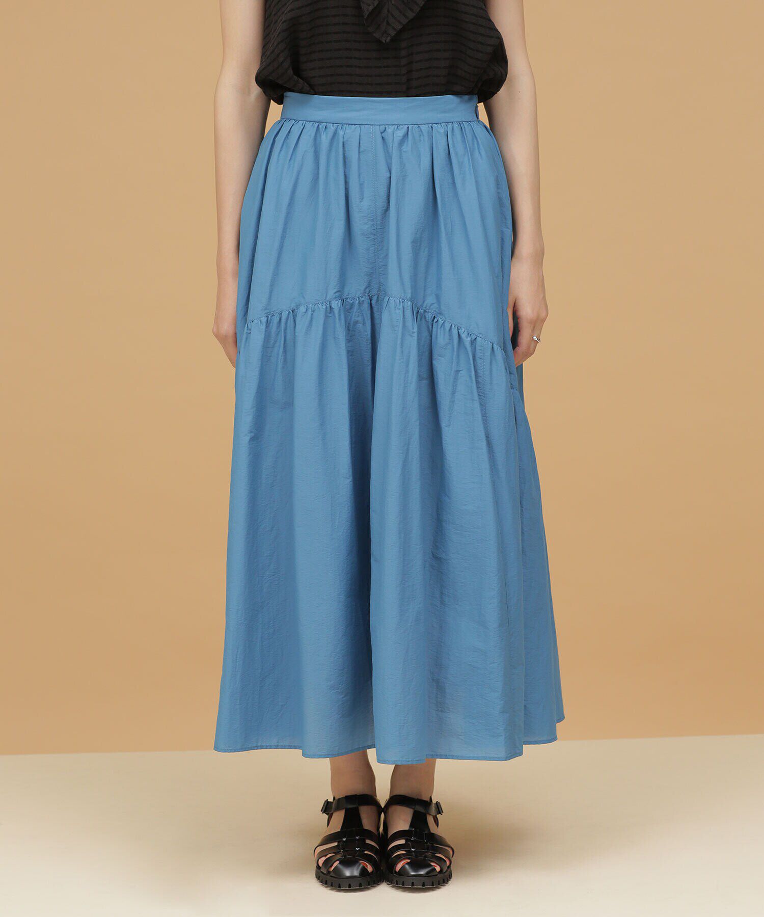 nano･universe「LB.03/切り替えギャザーティアードスカート」|スカート|