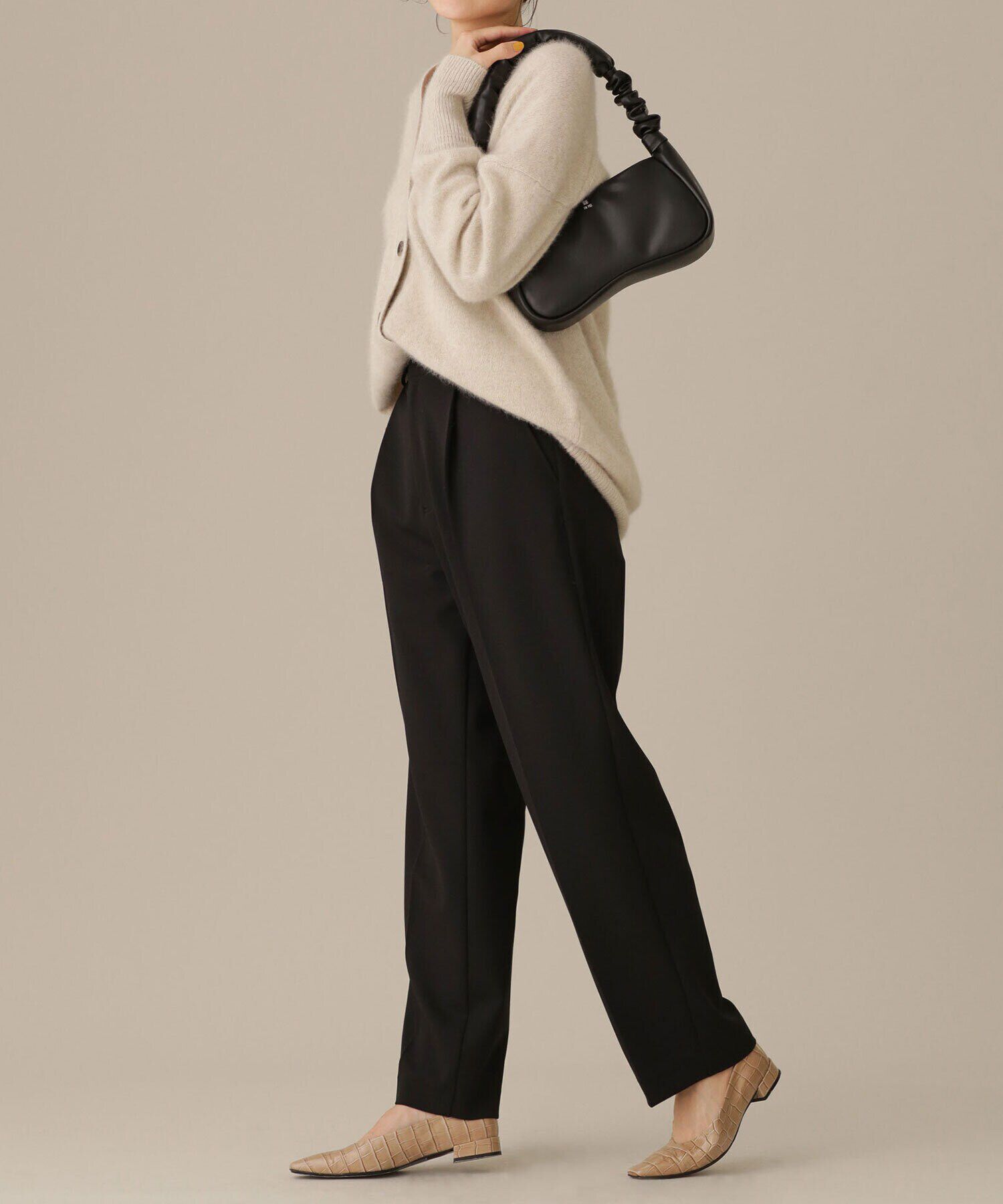 nano･universe「LB.03/ユルテーパードパンツ」|スラックス|