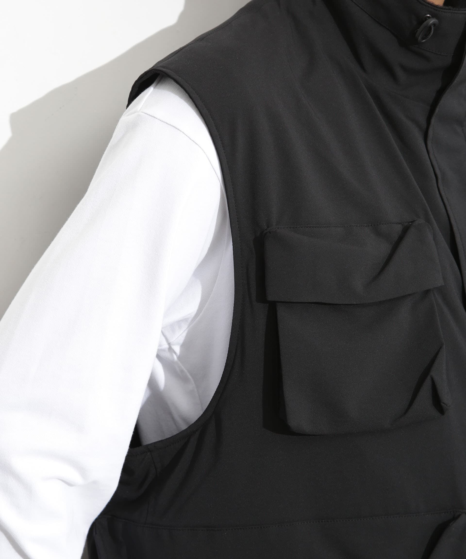 nano･universe「「Octa(R) CPCP(R)」ウォータープルーフカーゴベスト」|アウトドア|