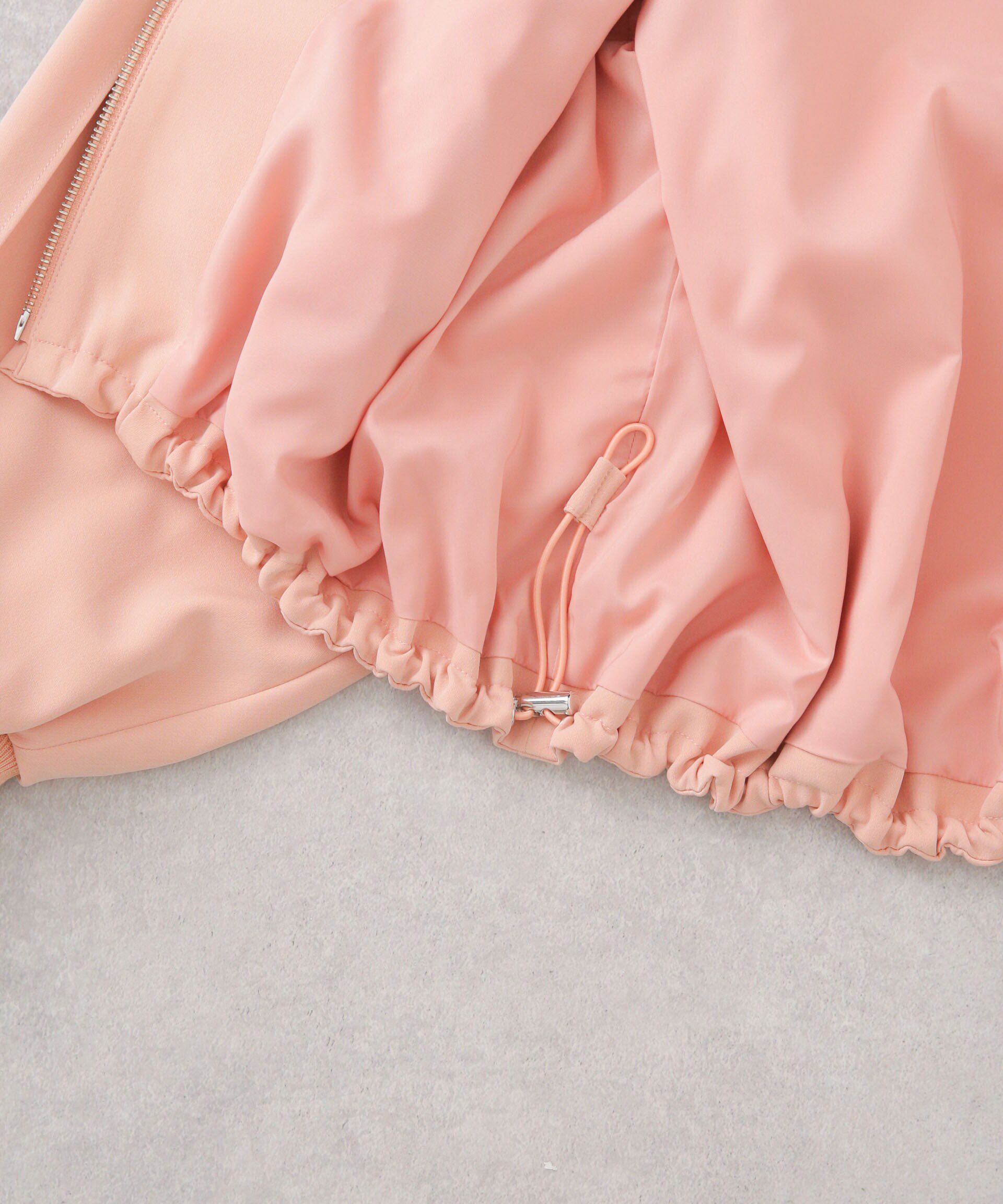 nano･universe「ダブルクロスリブブルゾン」|ブルゾン・スタジャン|