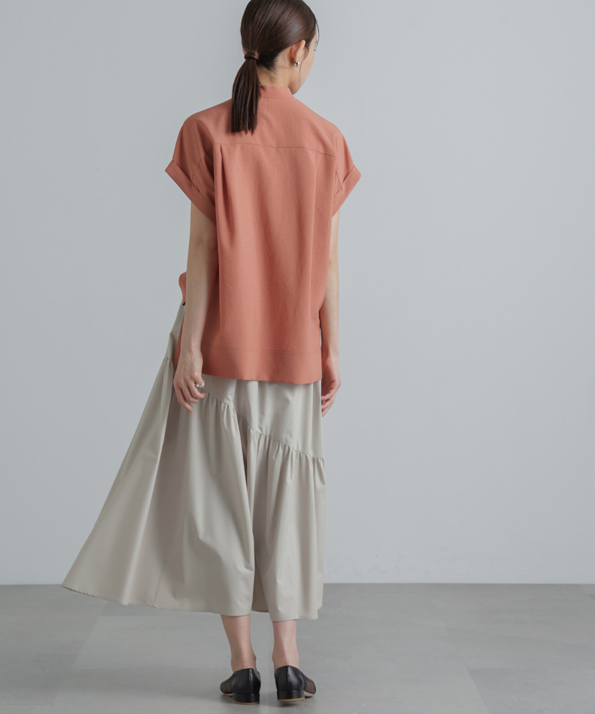 nano･universe「<撥水機能><ウォッシャブル>MINOTECH(R) アシメティアードギャザースカート」|スカート|