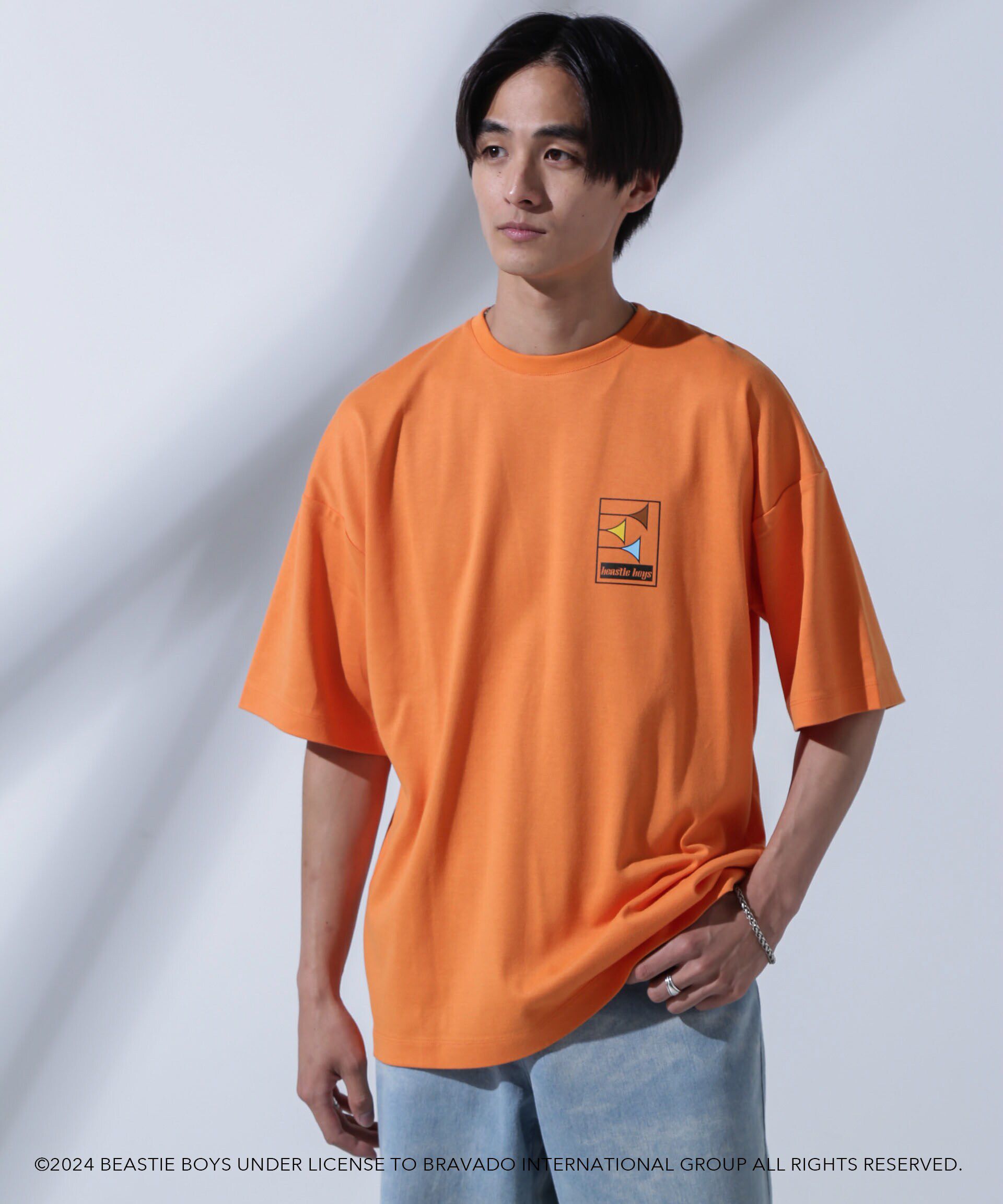 nano･universe「GOOD ROCK SPEED&times;Anti Soaked(R) 汗染み防止 ｢BEASTIE BOYS｣1 ｸﾙｰﾈｯｸﾋﾞｯｸ  」|Tシャツ・カットソー|