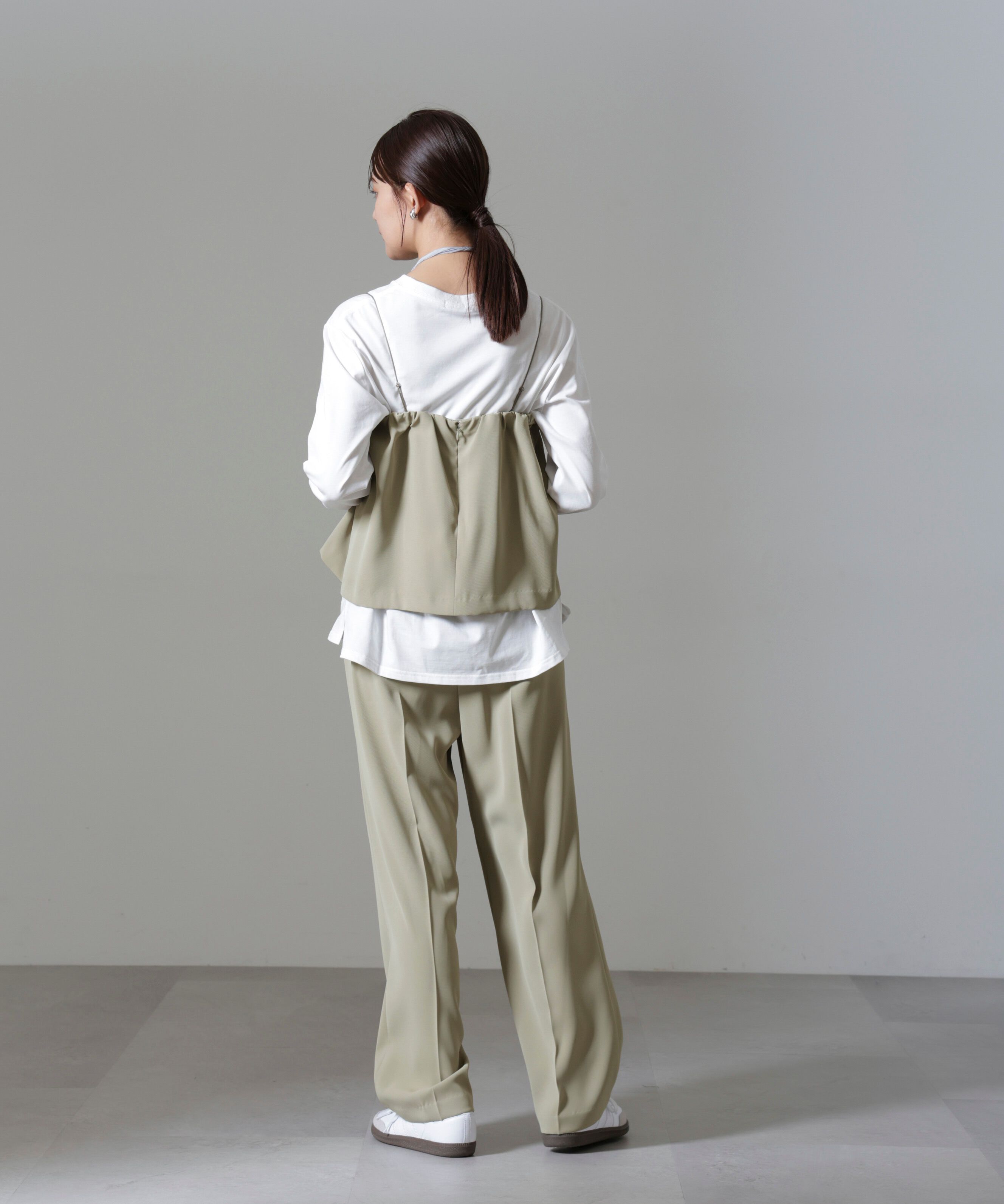 nano･universe「ベアトップキャミセットパンツ」|チノ|