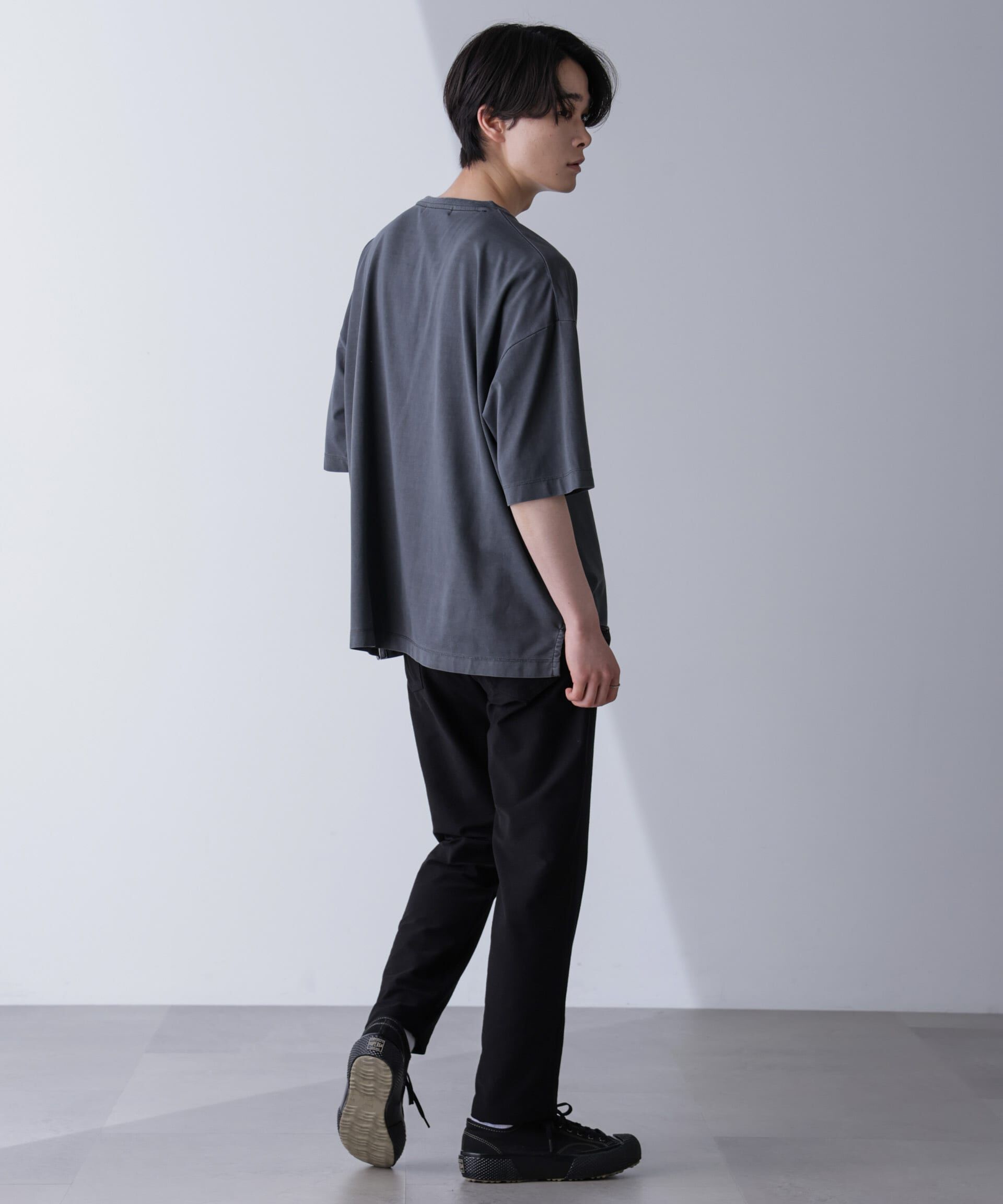 nano･universe「ピグメントビッグTシャツ 半袖」|Tシャツ・カットソー|