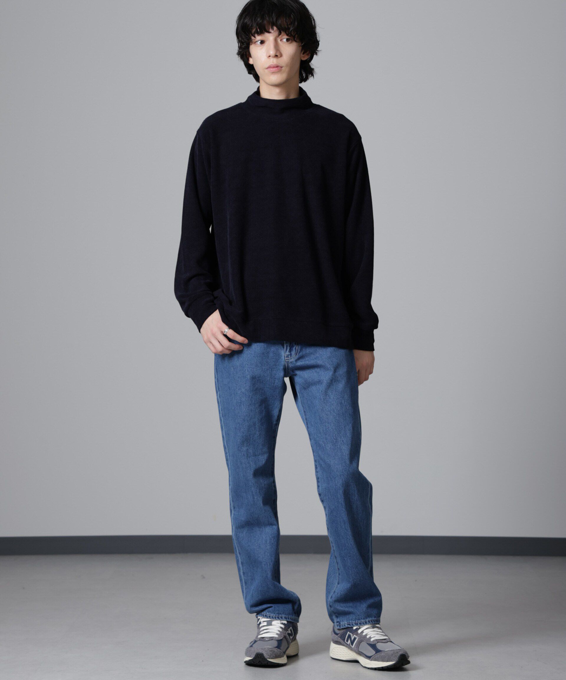 nano･universe「モールライクハイネックプルオーバー 長袖」|Tシャツ・カットソー|