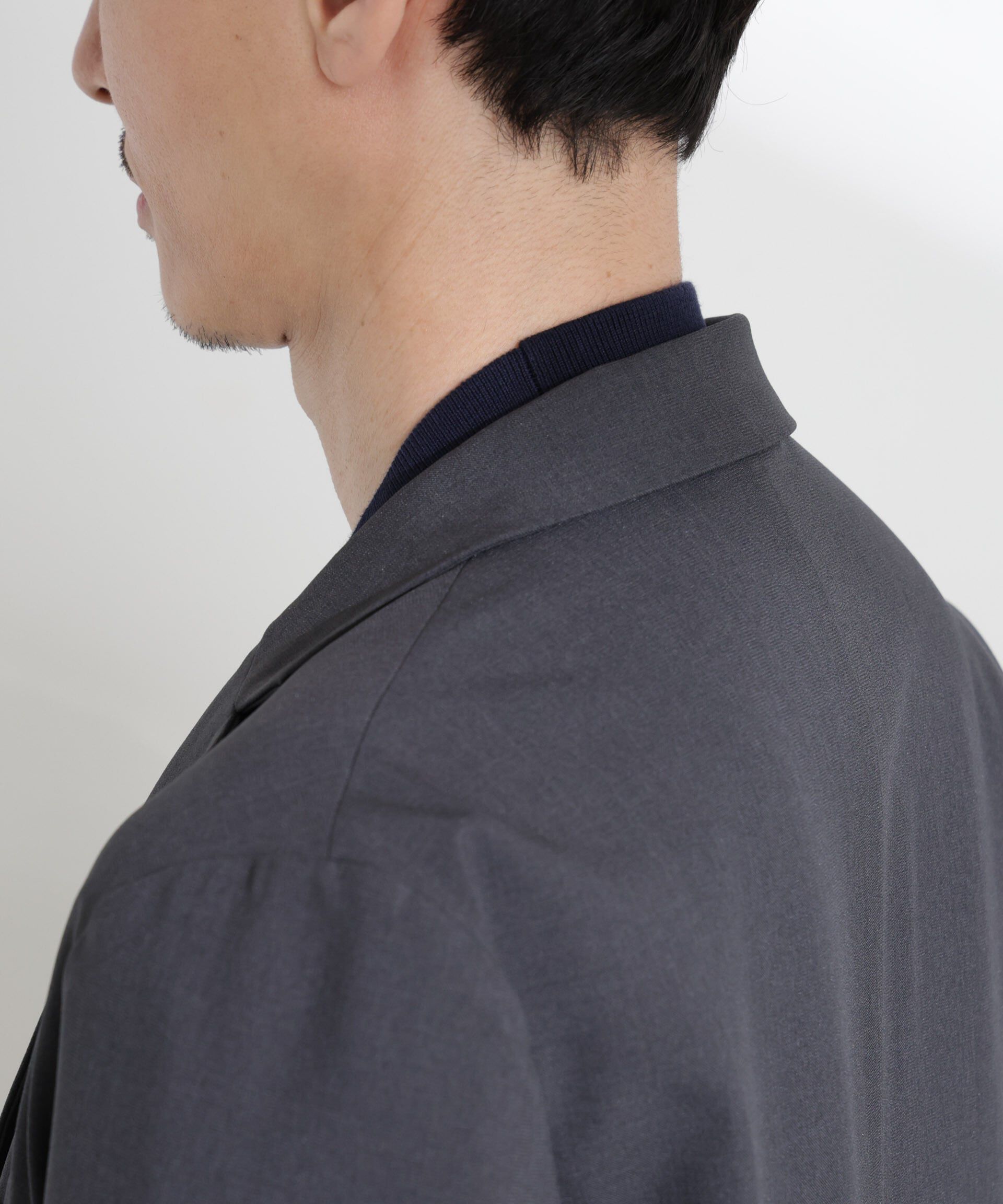 nano･universe「14ゲージミラノリブ ジャケTEE 長袖 （手洗い可能）」|ニット・セーター|